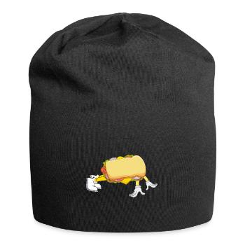 Sandwich Bodybuilding Fitness Gym Gift - Jersey Beanie - black - Front