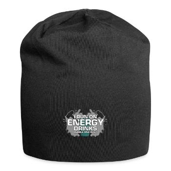 Haus Abriss Design und Haus Renovierung - Jersey-Beanie - Schwarz - Vorne
