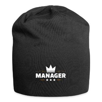 Métier de manager - Bonnet en jersey - noir - Devant