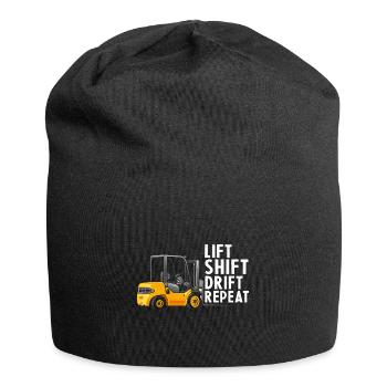 Warehouse drivers and warehouse workers for forklifts - Jersey Beanie - black - Front