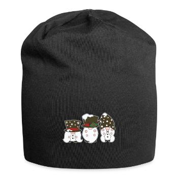 Noël Noël Gnomies - Bonnet en jersey - noir - Devant