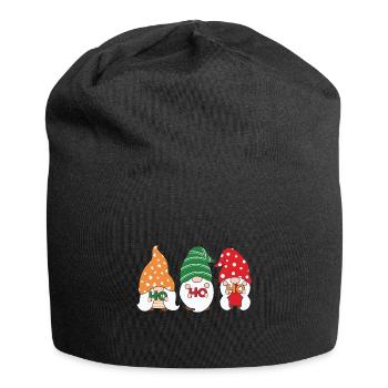 Noël Noël Gnomies - Bonnet en jersey - noir - Devant