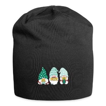 Noël Noël Gnomies - Bonnet en jersey - noir - Devant