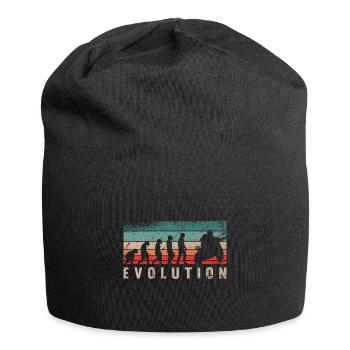 Motorcycle Evolution Vintage Biker Motorcycle - Jersey-Beanie - Schwarz - Vorne