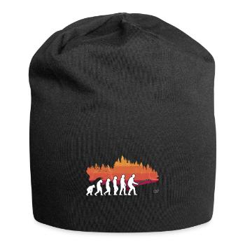 Fishing Evolution Dad Fisherman for Father's Day - Jersey-Beanie - Schwarz - Vorne