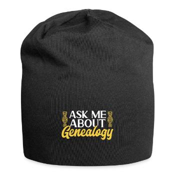 Généalogie Généalogie Généalogiste - Bonnet en jersey - noir - Devant