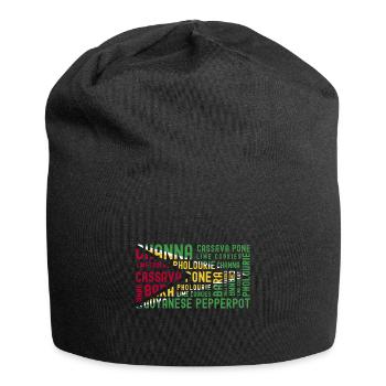 Guyana Flag Guyanais Guyanais - Bonnet en jersey - noir - Devant