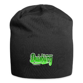 Duisburg - Jersey-Beanie - Schwarz - Vorne