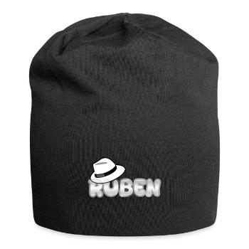 Hut Ruben - Jersey-Beanie - Schwarz - Vorne