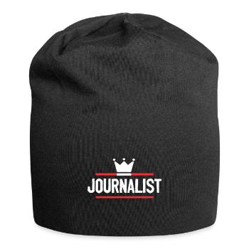 Journalist Beruf - Jersey-Beanie - Schwarz - Vorne