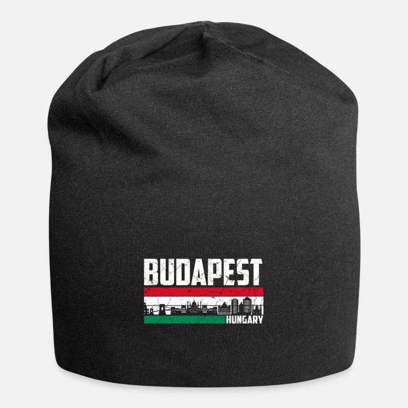 Budapest Ungarn - Jersey-Beanie - Schwarz