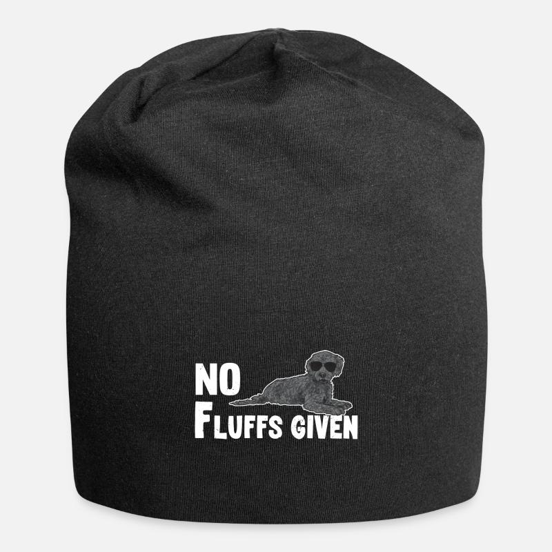 Labradoodle Hund - Jersey-Beanie - Schwarz