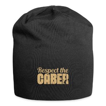 Respect The Caber Wood Trunk Tossing Lumber Sports - Jersey-Beanie - Schwarz - Vorne