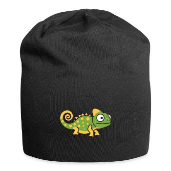 caméléon - Bonnet en jersey - noir - Devant