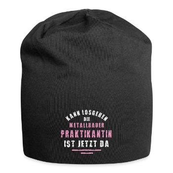 Metallbauer Praktikantin Danke Praktikum Metallbau - Jersey-Beanie - Schwarz - Vorne