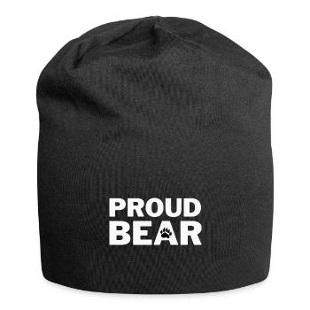 Gay Bear for Gay bear Pride Daddy woof Proud Bear - Jersey-Beanie - Schwarz - Vorne