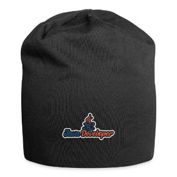 Java Developer with Coffee - Bonnet en jersey - noir - Devant