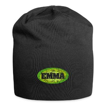emma - Jersey-Beanie - Schwarz - Vorne