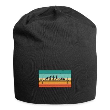 Vintage Heartbeat Handbike Bike Handbike - Jersey Beanie - black - Front