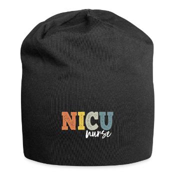 Nicu Nurse Dialysis Nursing RN - Jersey Beanie - black - Front