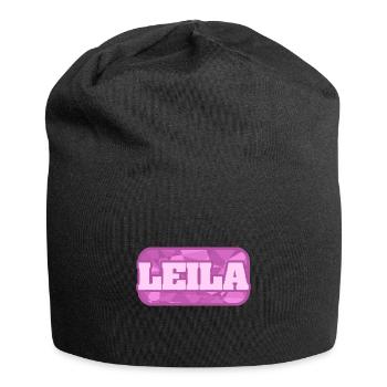 Gesundheit Leila - Jersey-Beanie - Schwarz - Vorne