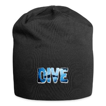 Taucher Tauchen - Jersey-Beanie - Schwarz - Vorne