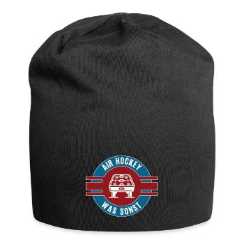 Air Hockey Airhockey Hockeyspieler Tischhockey - Jersey-Beanie - Schwarz - Vorne