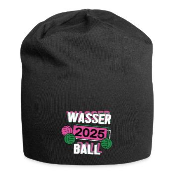 Wasserball 2025 Wasserballerin Wasserballspielerin - Jersey-Beanie - Schwarz - Vorne