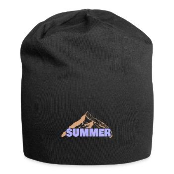 Geschenk für Summer - Jersey-Beanie - Schwarz - Vorne