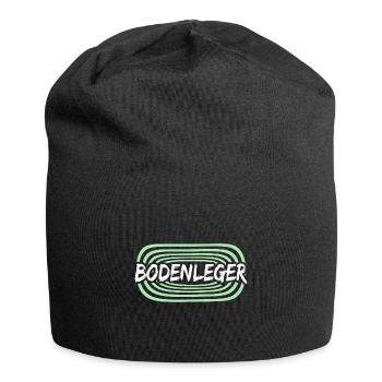 Gift for floor installer - Jersey Beanie - black - Front