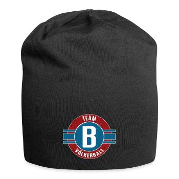 Völkerball Team B Mannschaft Spieler Ballspiel - Jersey-Beanie - Schwarz - Vorne