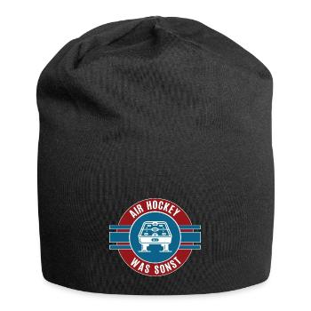 Air Hockey Team Mannschaft Spieler Spiel Airhockey - Jersey-Beanie - Schwarz - Vorne