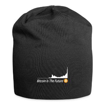 Bitcoin cours Bitcoin Is The Future Bitcoin Button - Bonnet en jersey - noir - Devant