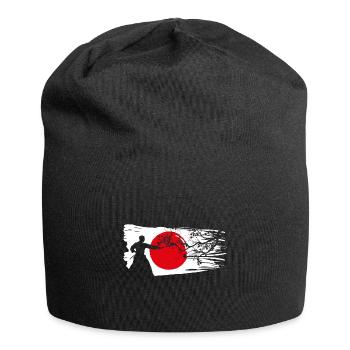 Kendo Japanese Martial Arts Kenjutsu Kendoka - Jersey Beanie - black - Front