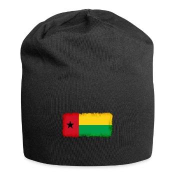 Guinée-Bissau - Bonnet en jersey - noir - Devant