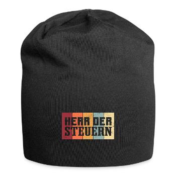 Herr Der Steuern Steuerberater Finanzamt Geschenk - Jersey-Beanie - Schwarz - Vorne