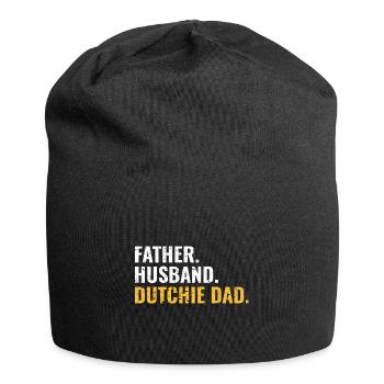 Holländischer Schäferhund Dutch Shepherd - Jersey-Beanie - Schwarz - Vorne