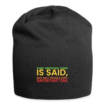 Legend reigns!! Sigma rule! - Jersey Beanie - black - Front