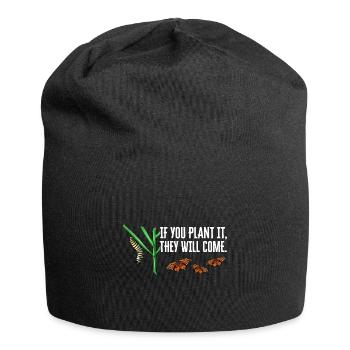 Monarchfalter Amerikanischer Monarch Schmetterling - Jersey-Beanie - Schwarz - Vorne