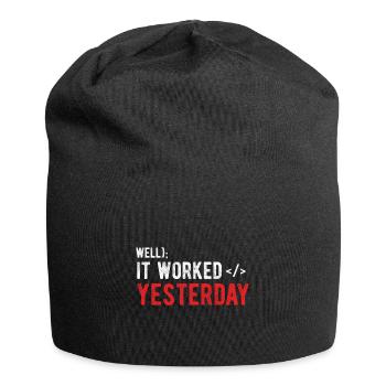 Software Ingenieur Informatiker Programmierer - Jersey-Beanie - Schwarz - Vorne