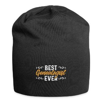 Genealogie Ahnenforschung Ahnenforscher - Jersey-Beanie - Schwarz - Vorne