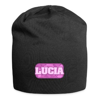 Nature Organic Health First name Lucia - Jersey Beanie - black - Front