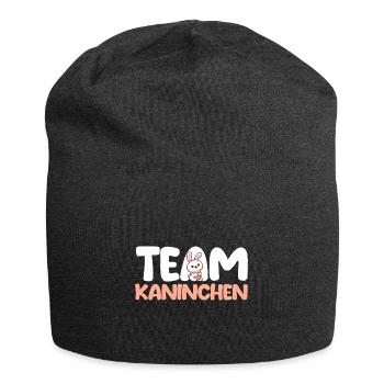 Nagetier Hase Kaninchen - Jersey-Beanie - Anthrazit - Vorne