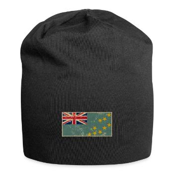 Land Tuvalu - Jersey-Beanie - Schwarz - Vorne