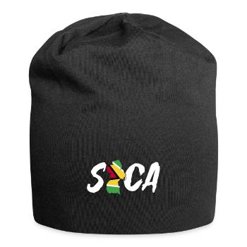 Guyana Flag Guyanese Guyana - Jersey Beanie - black - Front