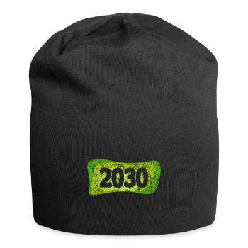 Kratzer 2030 - Jersey-Beanie - Schwarz - Vorne