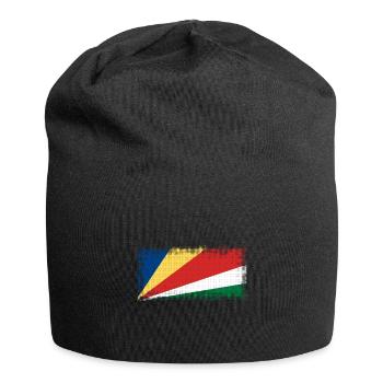 Gift for Seychelles - Jersey Beanie - black - Front