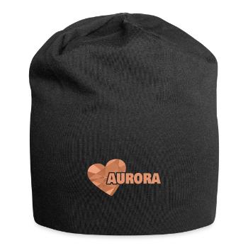 Vorname Aurora - Jersey-Beanie - Schwarz - Vorne