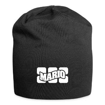 Nom Mario - Bonnet en jersey - noir - Devant