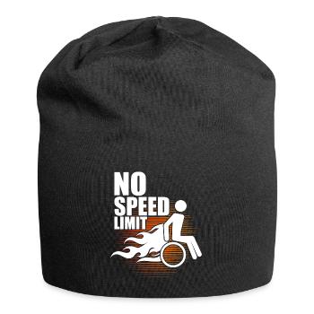 Fauteuil roulant Pas de limite de vitesse - Bonnet en jersey - noir - Devant